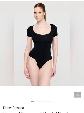 EmmyDeveaux Sleek Black bodysuit
